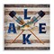 Stupell Industries Rustic Lake Boat Oars Wall Plaque Design by Nicole DeCamp